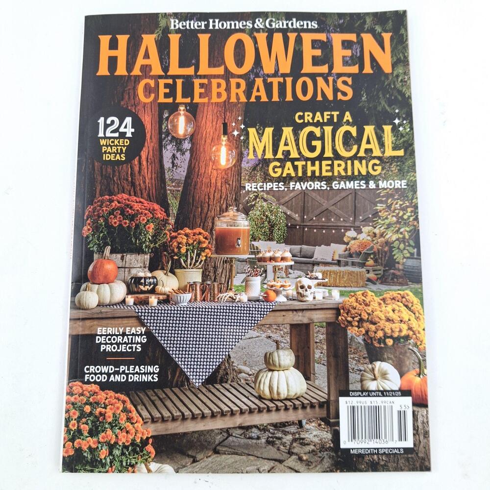 Better Homes & Gardens Halloween Celebrations Magazine 2025 Special Edition